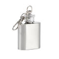 1 oz. Flask With Metal Keychain